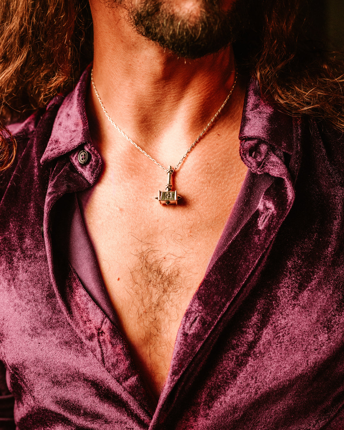 Limited Edition Metal Hammer 40th Anniversary War Hammer Pendant